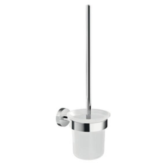 TESA Ensemble pour WC SMOOZ, chromé, avec colle de fixation