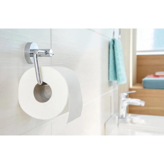 TESA Porte-papier WC, chromé, avec colle