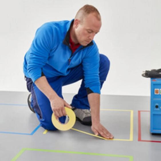 TESA Ruban toilé 4651 Premium, 50 mm x 50 m, bleu