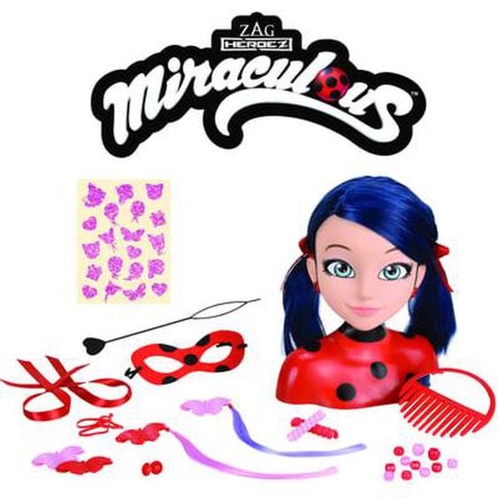 Tête à coiffer Deluxe Ladybug