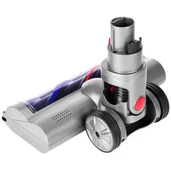 Tête de brosse rotative à LED - Compatible avec les modèles V7/V8/V10/V11/V15 - Aspirateur à main sans fil - Système de fixation rapide - Motorisée - Pièce de rechange - Acrylique