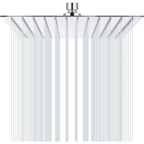 Tête de douche plongeante carrée en acier inoxydable 30x30 cm OUYLAF