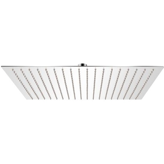 Tête de douche plongeante carrée en acier inoxydable 50x50 cm