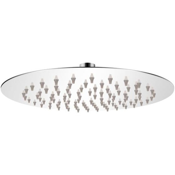 Tête de douche plongeante ronde en acier inoxydable 20 cm