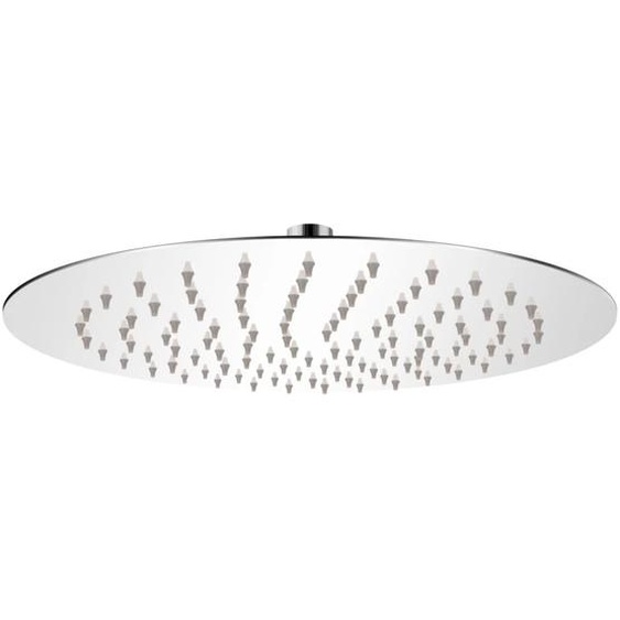 Tête de douche plongeante ronde en acier inoxydable 25 cm
