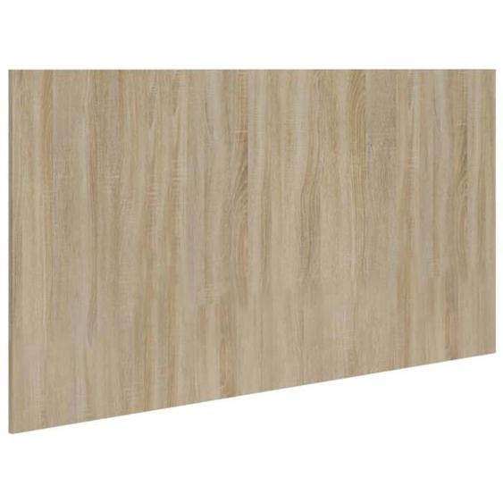 Tête de lit accessoire couchage chambre à coucher meuble 160 par 1,5 par 80 MDF marron