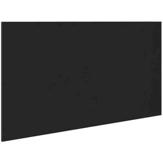 Tête de lit accessoire couchage chambre à coucher meuble 160 par 1,5 par 80 MDF noir