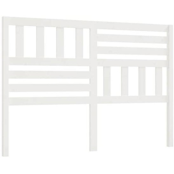Tête de lit accessoire couchage chambre a coucher meuble 166 x 4 x 100 cm bois de pin blanc TDL0203792
