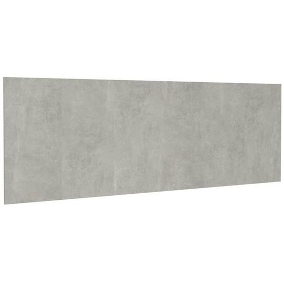 Tête de lit accessoire couchage chambre à coucher meuble murale 240 par 1,5 par 80 MDF gris