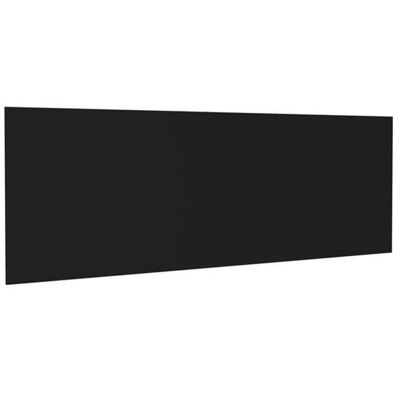 Tête de lit accessoire couchage chambre à coucher meuble murale 240 par 1,5 par 80 MDF noir