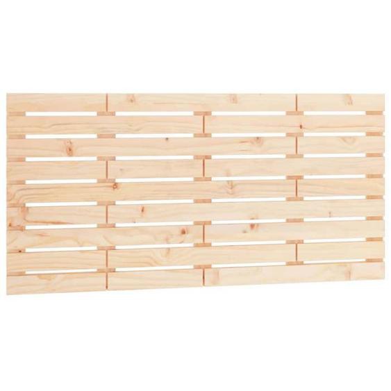 Tête de lit accessoire couchage chambre à coucher meuble murale style palette 146 par 3 par 63 bois massif de pin