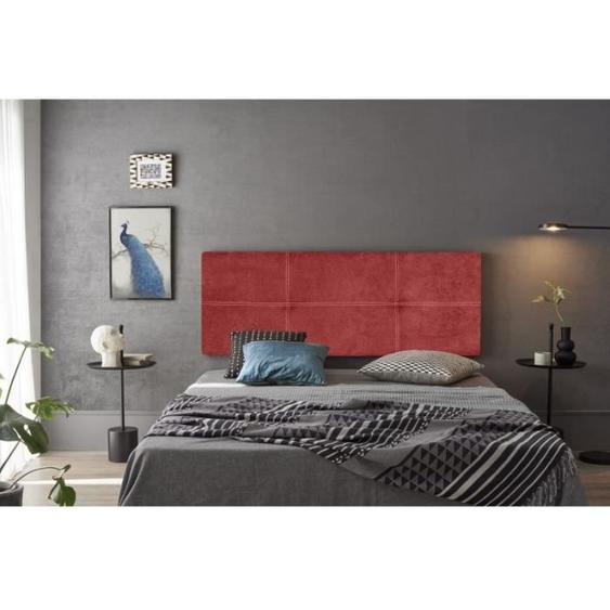Tête de lit Dalia en tissu Nid Rouge 90