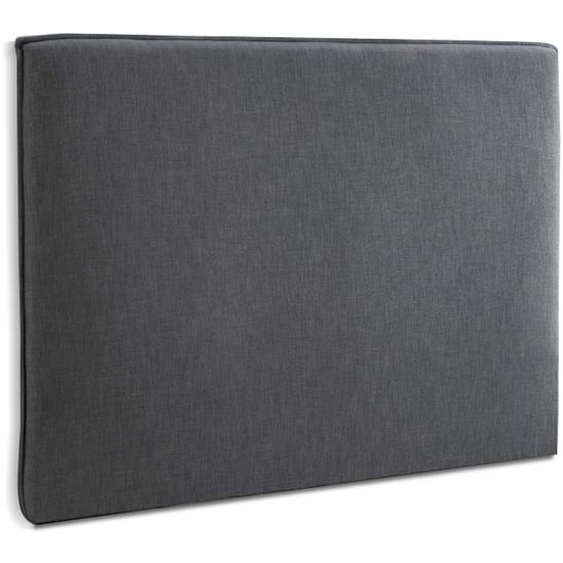 Tête de lit TIESTO 160 avec revêtement en tissu gris anthracite