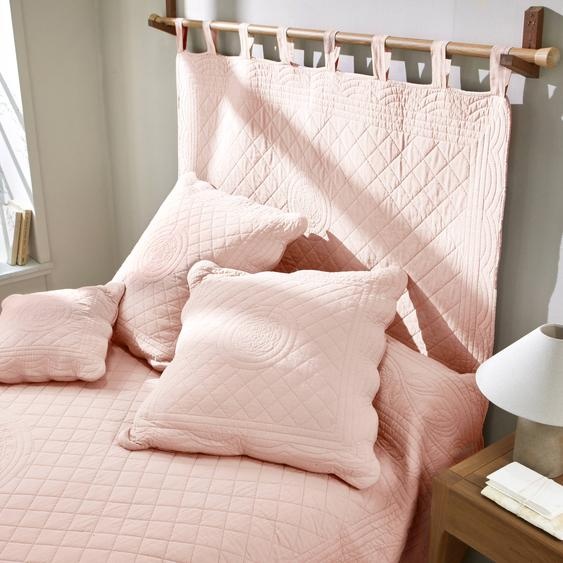 Tête de lit unie coton style boutis Cassandre -