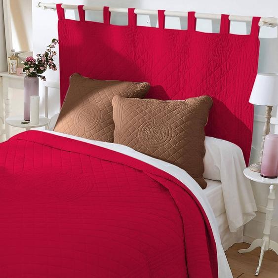 Tête de lit unie coton style boutis Cassandre -