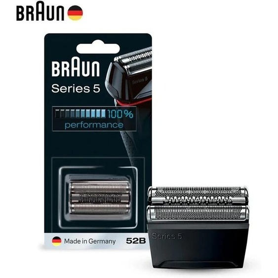 Têtes de rechange Braun Series 5, grille de coupe pour rasoir 52B, lame de rasoir pour 5020S 5030S 5040S 5050CC 5070CC 5090CC