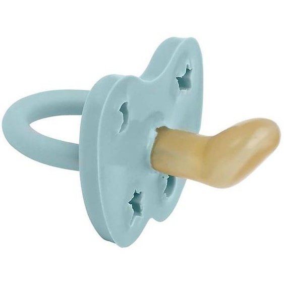Tétine Physiologique Caoutchouc Naturel Bleu Clair