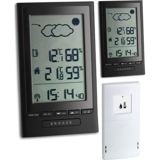 TFA 35.1122.99 Station météo sans fil MODUS PLUS SPEZIAL avec 2 écrans Prévisions météo Tendance météo