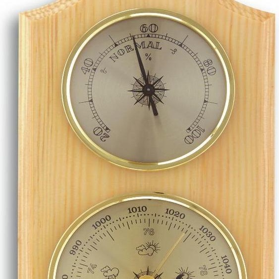 TFA - Analoge Wetterstation aus Massivholz - 20.1000.11 - Kiefer