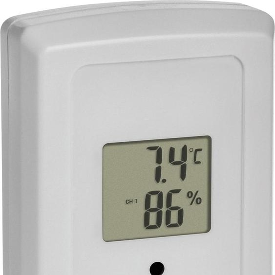 TFA station météo radio CLEAR, 35.1168.02, blanc