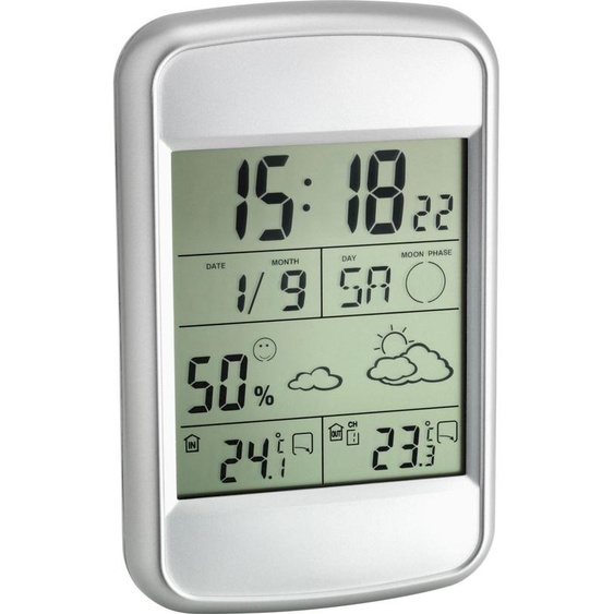 TFA - Funk-Wetterstation LOOK 35.1123 - silber