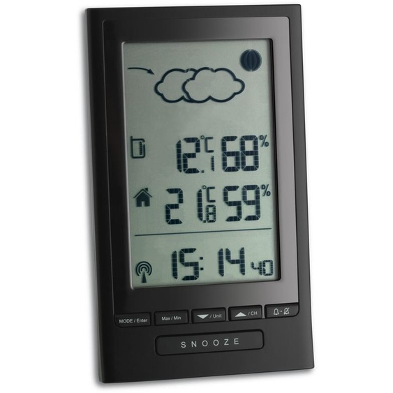 TFA - Station météo radio MODUS PLUS 35.1122 - noir