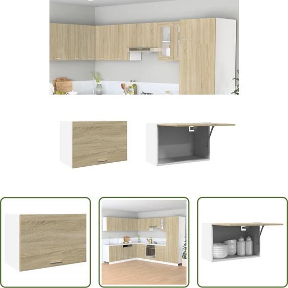 The Living Store Armoire suspendue Chêne Sonoma 60x31x40 cm Matériau dérivé du bois