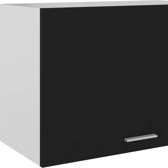 The Living Store Armoire suspendue Noir 60x31x40 cm Bois composite