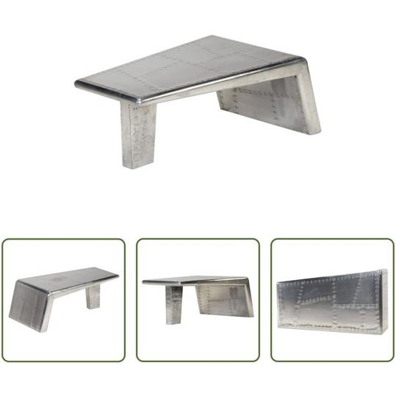 The Living Store Aviator Table basse en aluminium style avion vintage