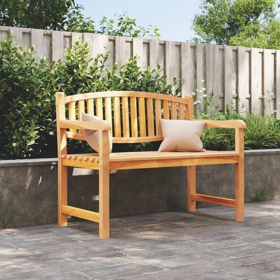 The Living Store Banc de jardin 114x59x87 cm Bois massif Teck