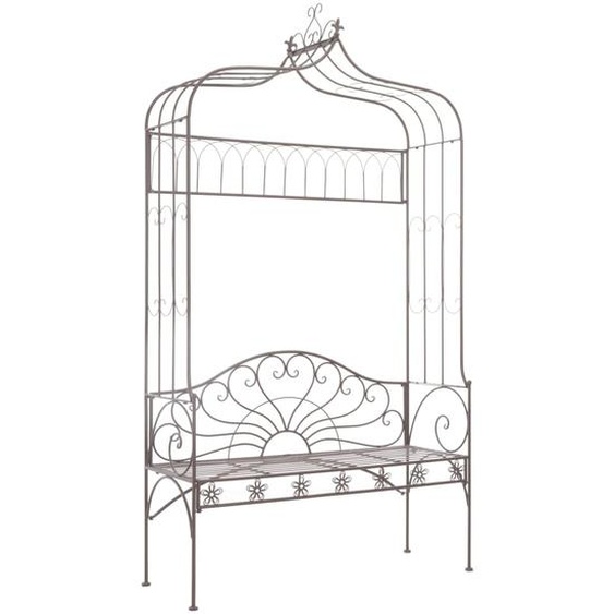 The Living Store Banc de jardin 122 cm Iron Antique Brown