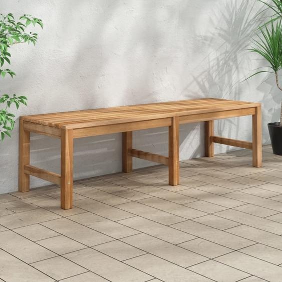 The Living Store Banc de jardin 150 cm bois massif teck