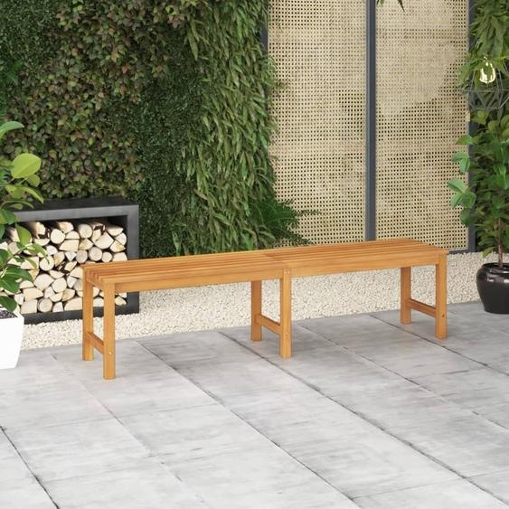 The Living Store Banc de jardin 180 cm bois massif teck