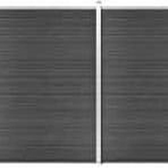 The Living Store Ensemble déléments de clôture WPC 1737x186 cm Noir