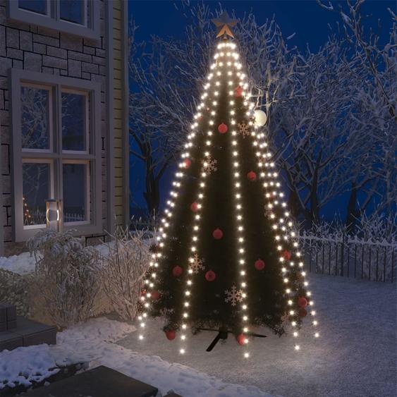The Living Store Filet lumineux pour sapin de Noël avec 300 LED blanc froid 300 cm