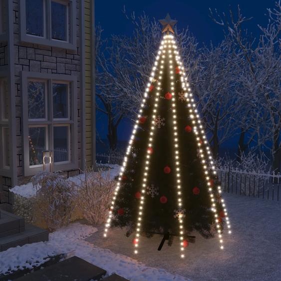 The Living Store Filet lumineux pour sapin de Noël avec 400 LED blanc froid 400 cm