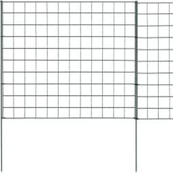 The Living Store Kit de clôture de jardin 77,5x64 cm Vert