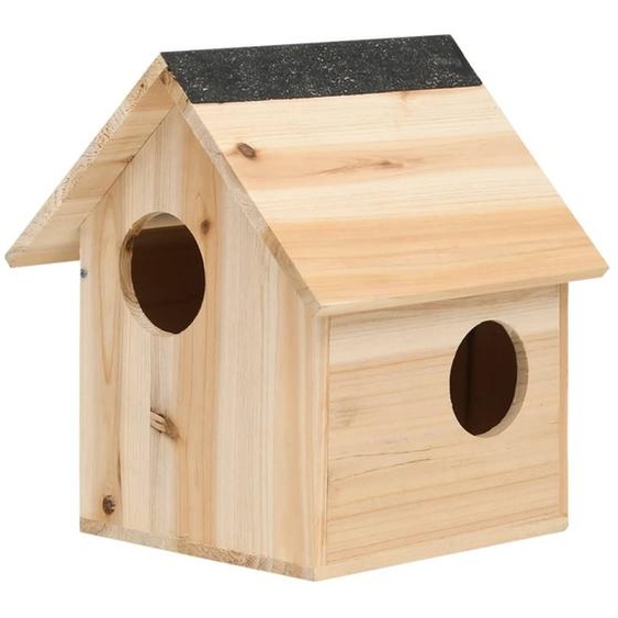 The Living Store Maison décureuil en sapin massif 26x25x29 cm