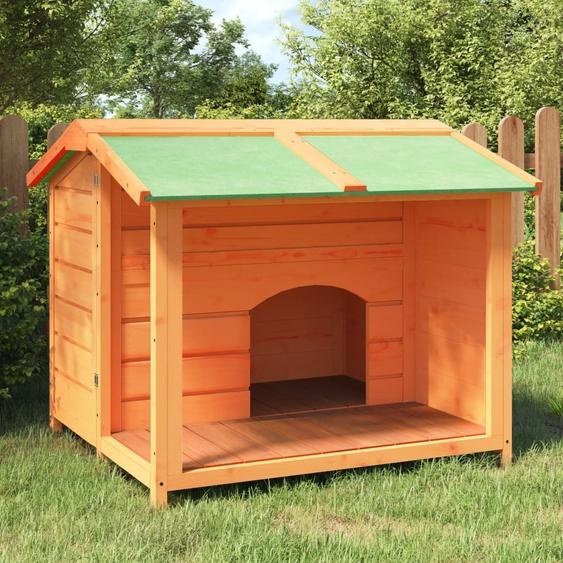 The Living Store Niche pour chiens Marron 96x87x80,5 cm Pin massif