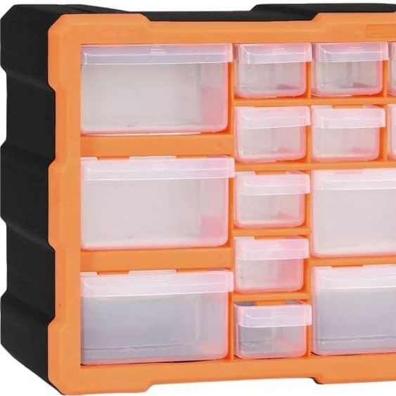The Living Store Organisateur multi-tiroirs avec 22 tiroirs 49x16x25,5 cm