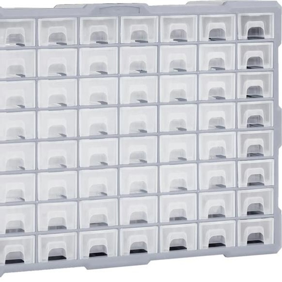 The Living Store Organisateur multi-tiroirs avec 64 tiroirs 52x16x37,5 cm