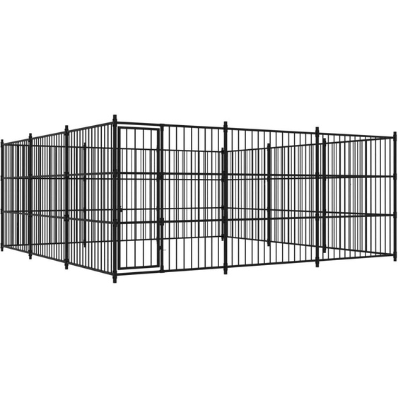 The Living Store Outdoor-Hundezwinger 450×450×185 cm