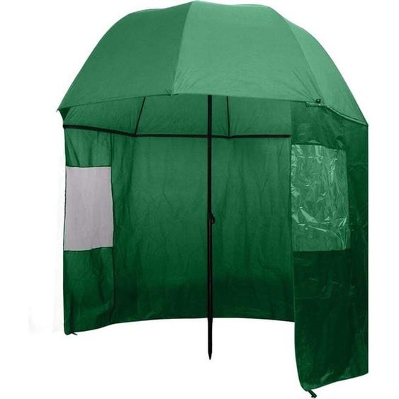The Living Store Parapluie de pêche Vert 300x240 cm