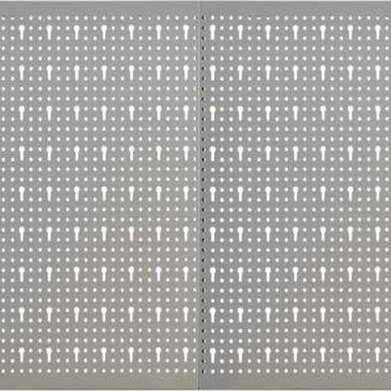 The Living Store Paroi à outils 4 pcs. 40×58 cm acier