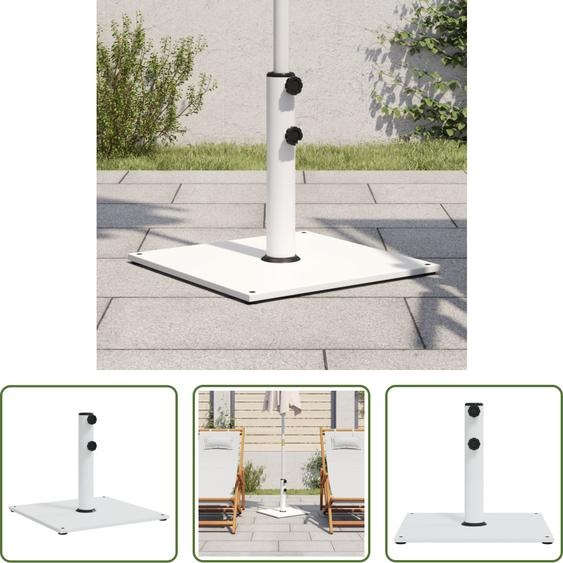 The Living Store Pied de parasol Ø32/38/48 mm Mât 17 kg Carré