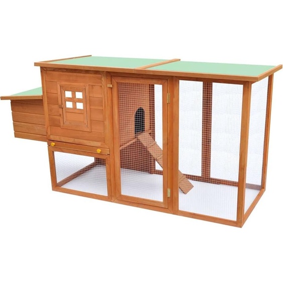 The Living Store Poulailler avec 1 pondoir en bois