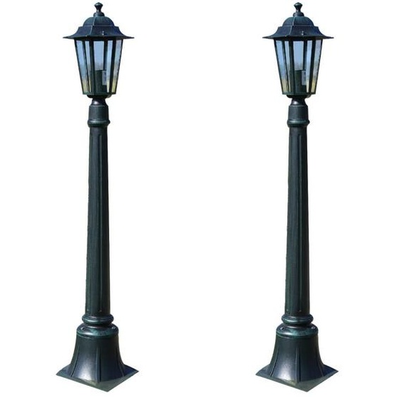 The Living Store Preston lampes de jardin 2 pcs. 105 cm