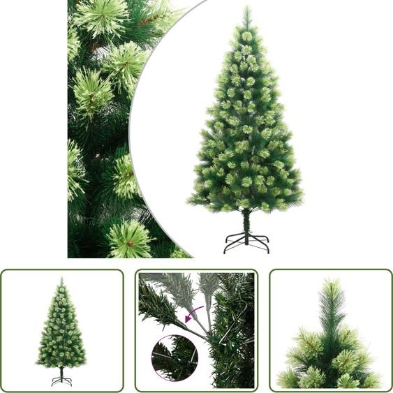 The Living Store Sapin de Noël artificiel pliable avec support 150 cm