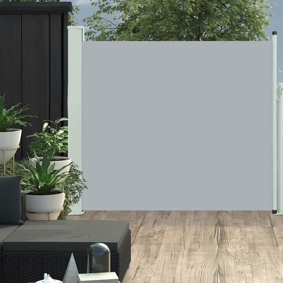 The Living Store Store latéral extensible 100x300 cm Gris
