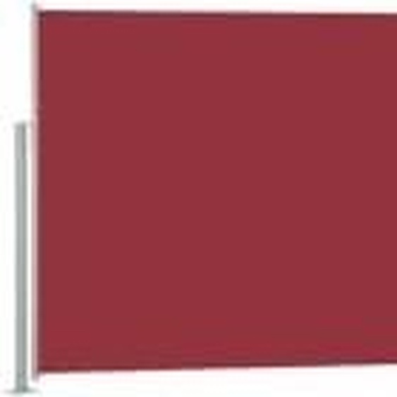 The Living Store Store latéral extensible 140x1200 cm rouge